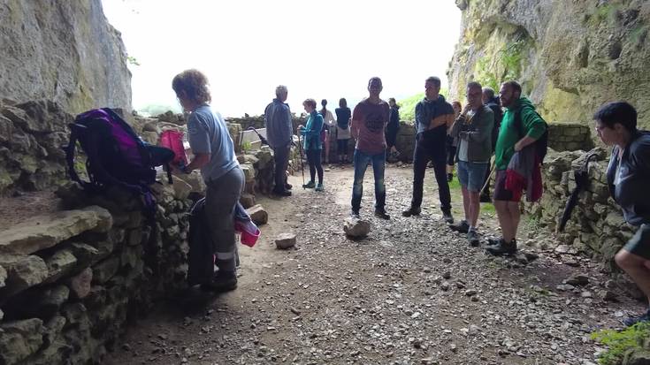 San Adrianera erromeria egin dute idiazabaldarrek
