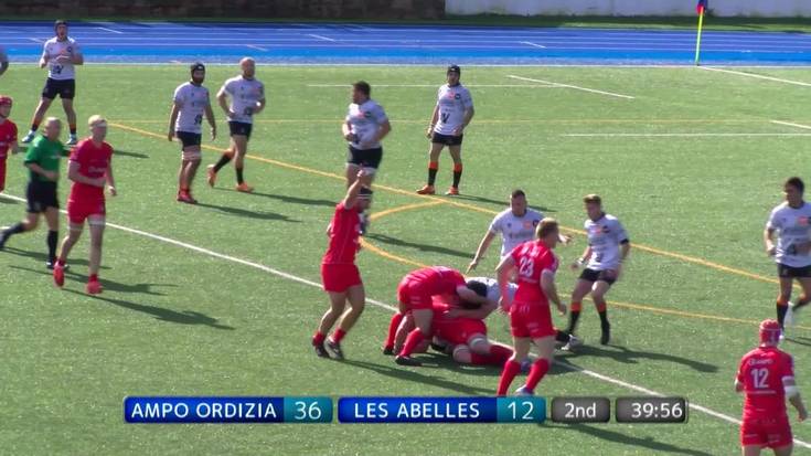 Ampo Ordizia Rugby vs Les Abelles - Partida osoa